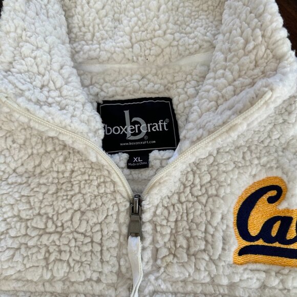 XL Off White CAL Sherpa Sweater - Picture 2 of 4